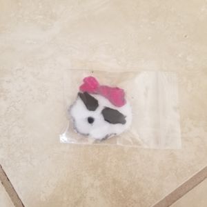 Monster high skullette felt pin